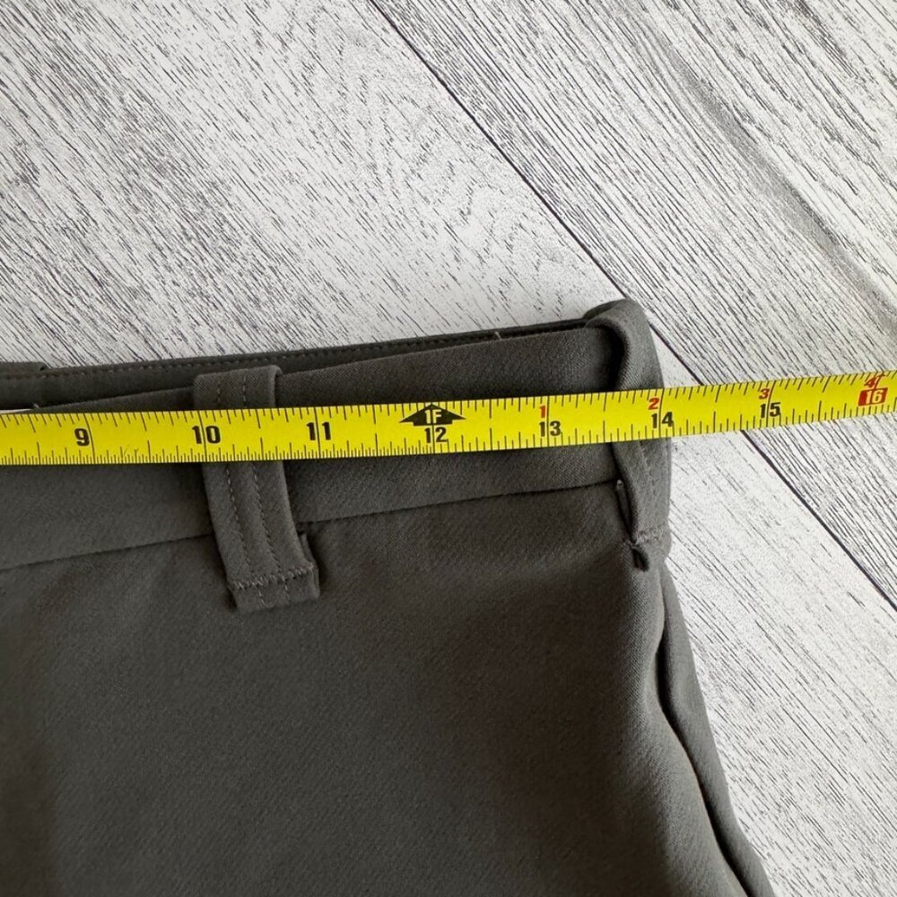 Aritzia | Wilfred Free Green Exposed Zipper Bootcut Dress Pants - Size 8 - Picture 9 of 11